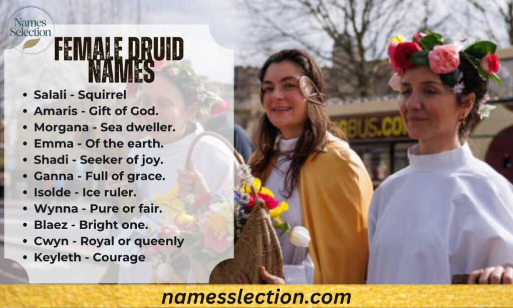 Druid Names Female