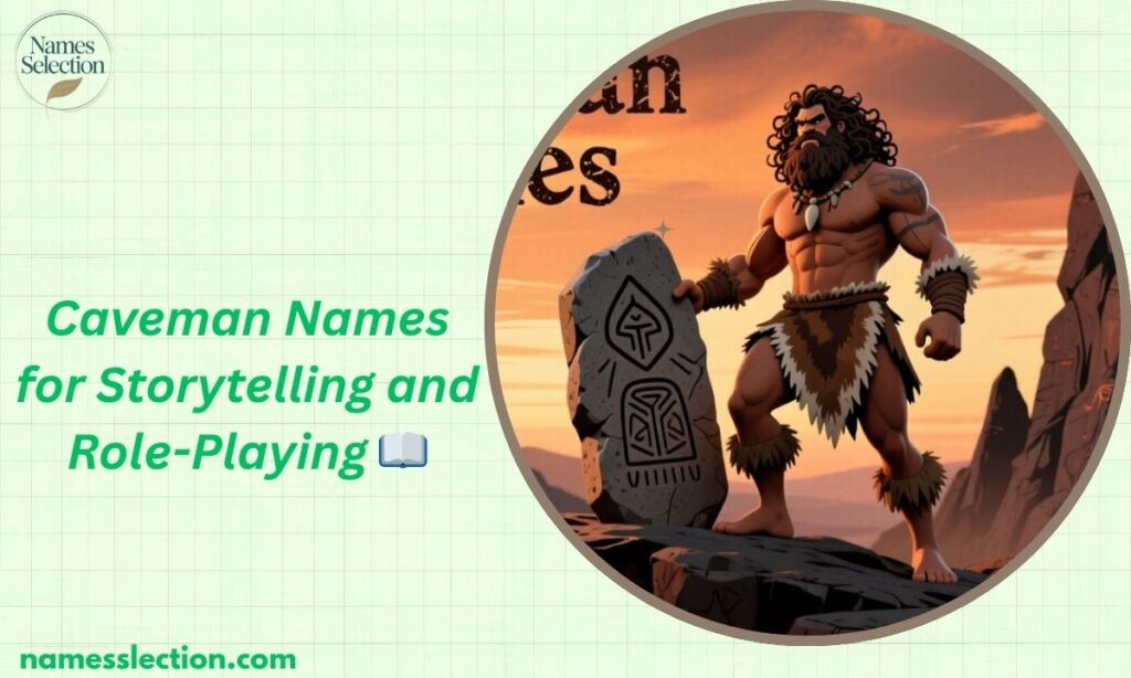 Caveman Names for Storytelling and Role-Playing 📖