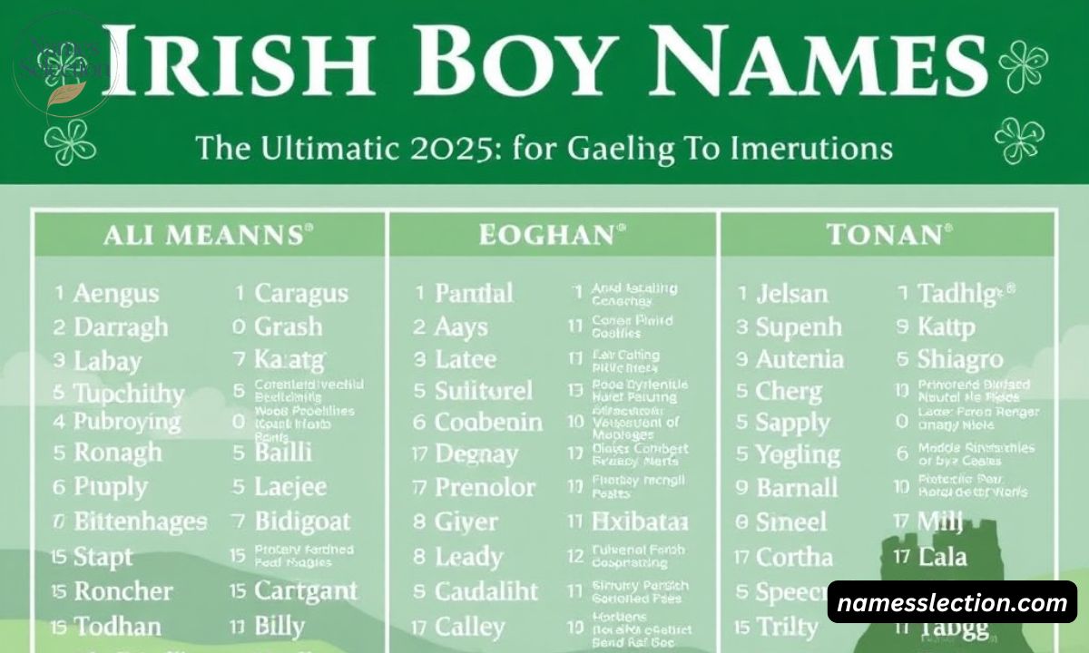 200+ Authentic Irish Boy Names: The Ultimate 2025 Guide to Gaelic Names with Meanings & Trends