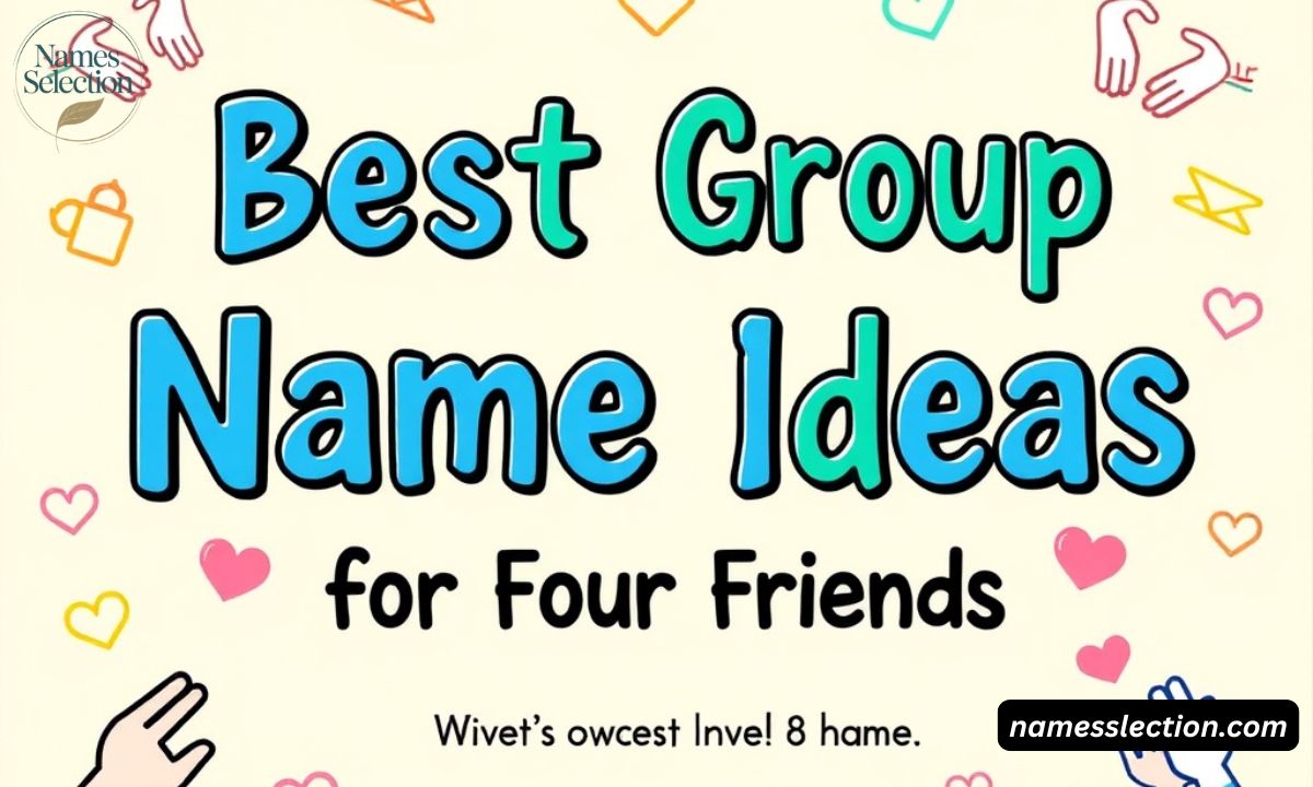 Top 270+ Best Group Name Ideas for Four Friends Funny, Cool & Unique Squad Names 👥✨