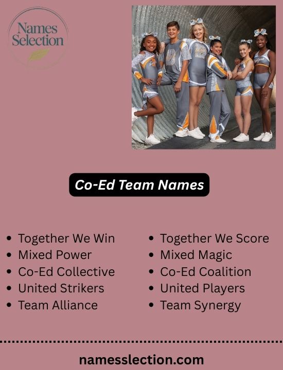 Co-Ed Team Names