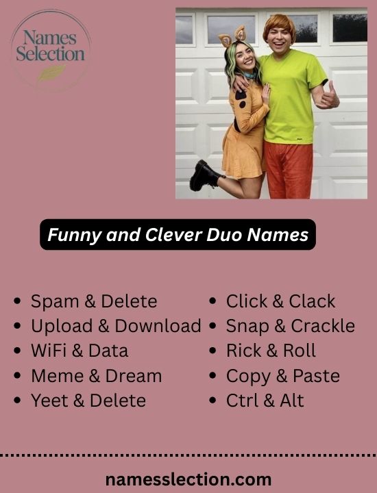 Funny and Clever Duo Names