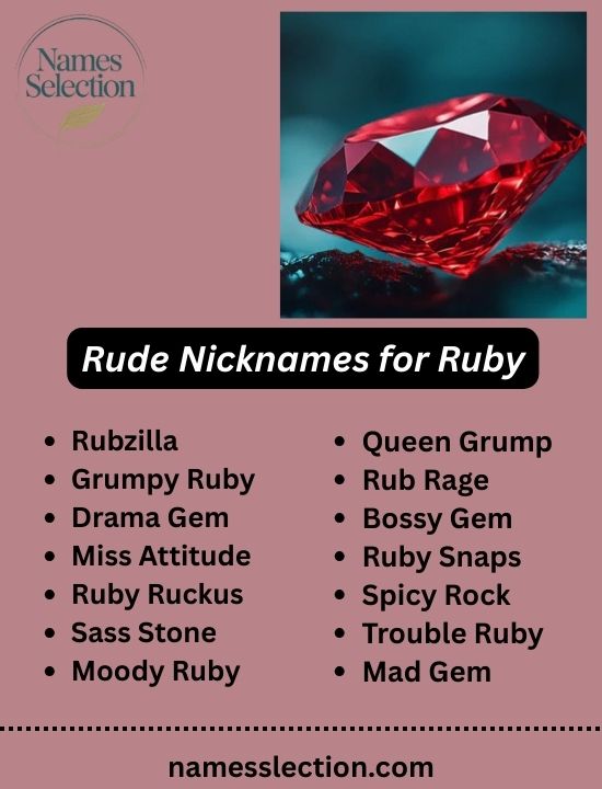 Rude Nicknames for Ruby
