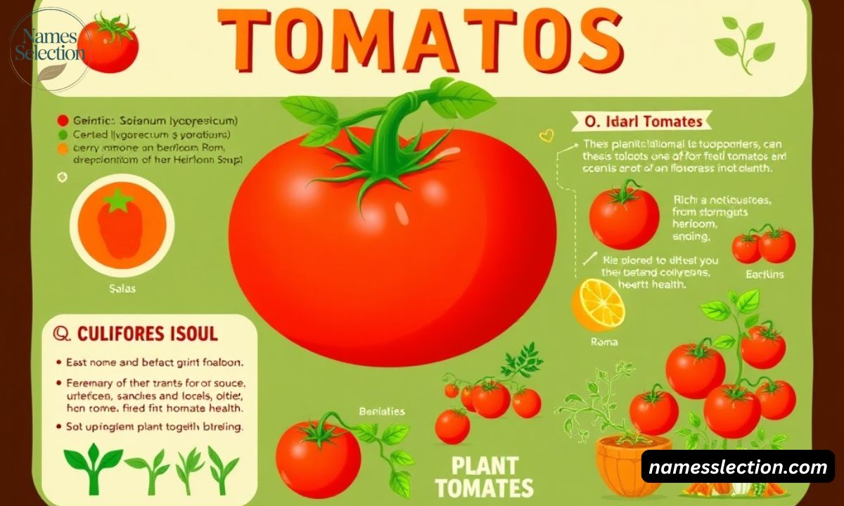 Tomato Scientific Name, Types, Uses, Benefits, and Plant