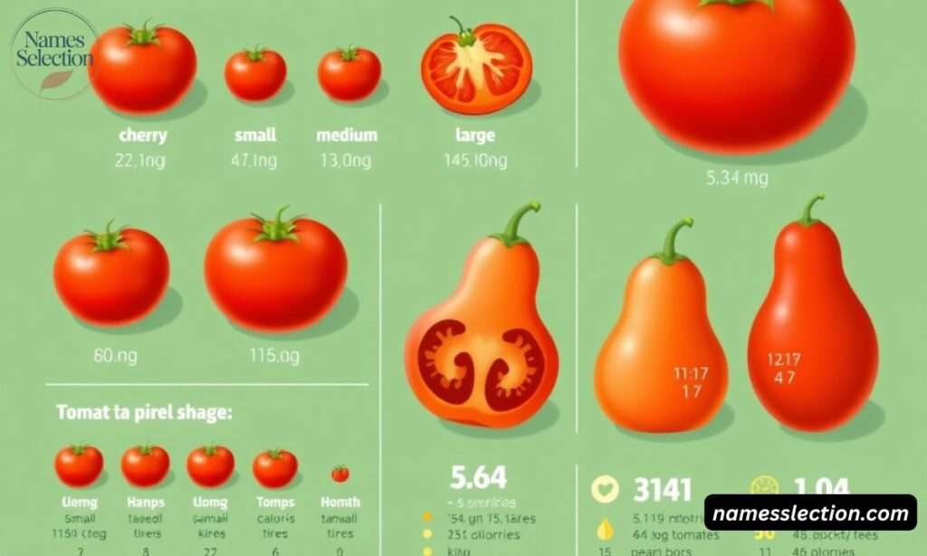 Tomato Size, Shape, and Nutrition