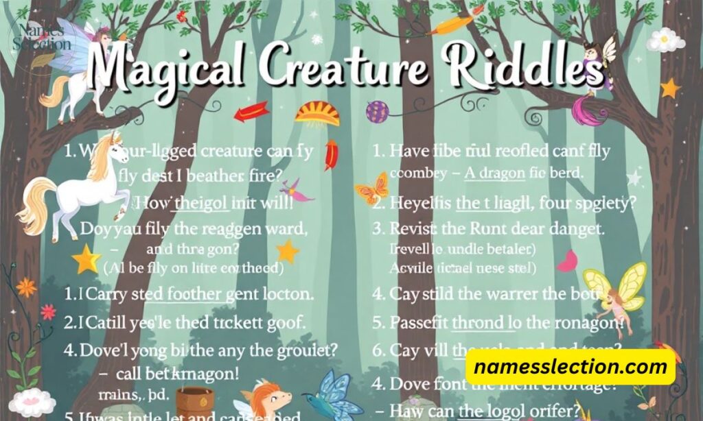 Magical Creature Riddles