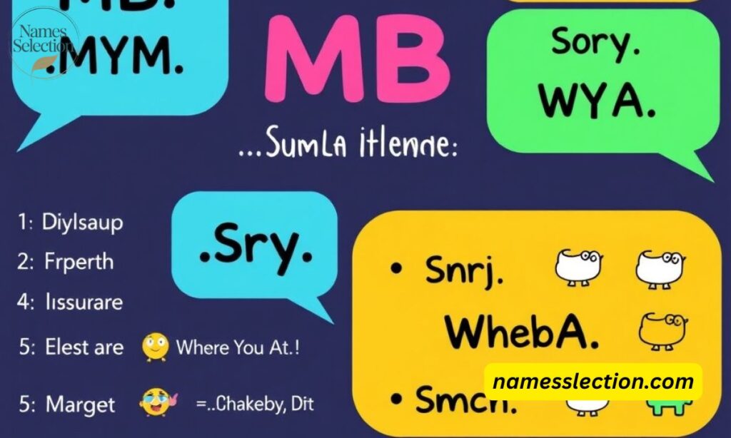 Similar Slang and Alternatives to MB