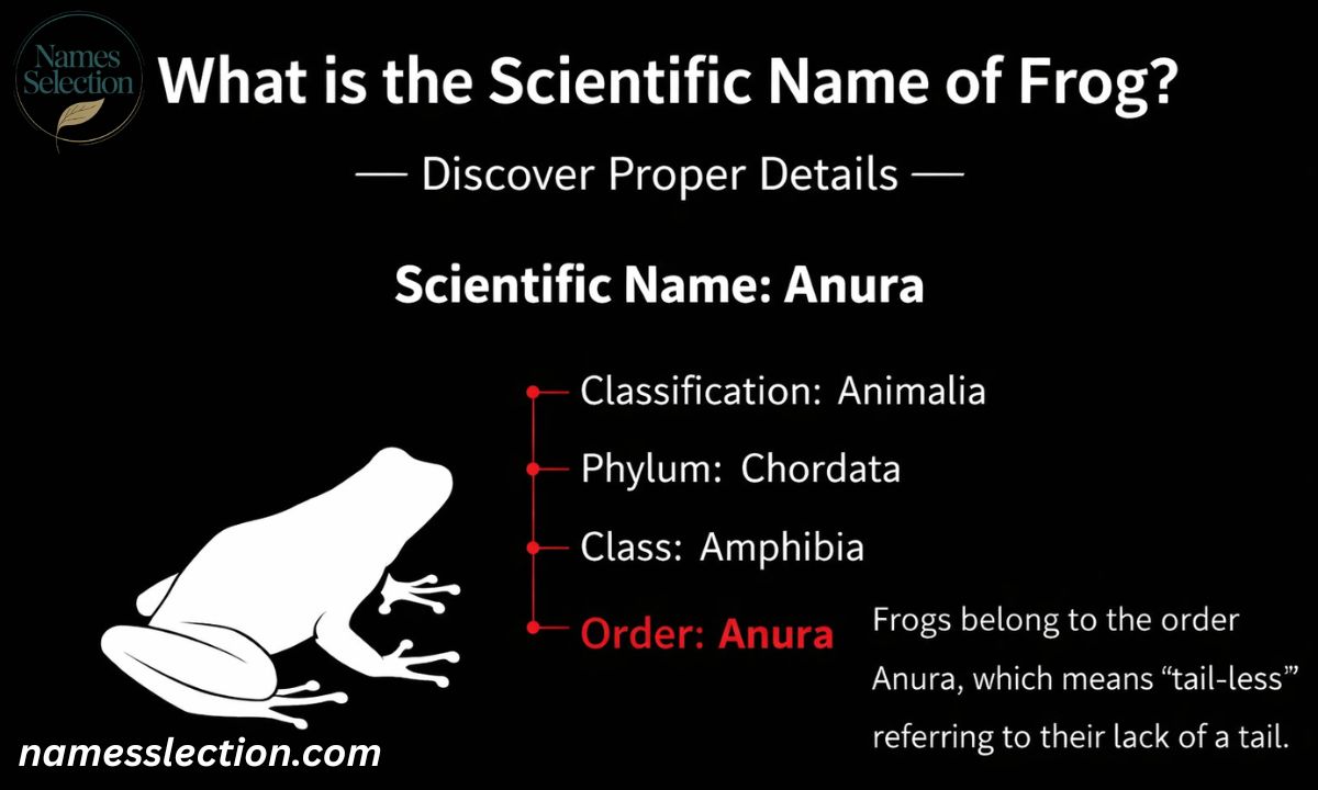 What is the scientific name of frog: Discover Proper Details