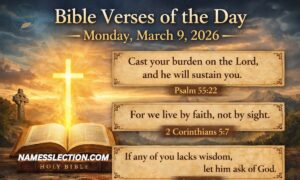 Bible Verses of the Day: Monday, March 9, 2026
