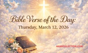 Bible Verses of the Day: Thursday, March 12, 2026