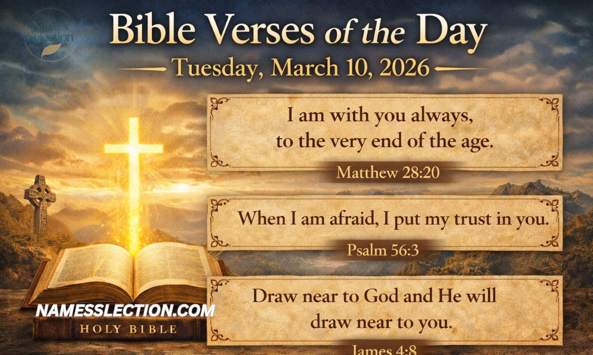 Bible Verses of the Day: Tuesday, March 10, 2026