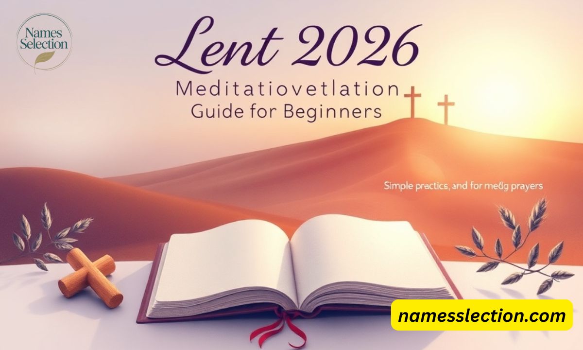 Lent 2026 Meditation Guide for Beginners