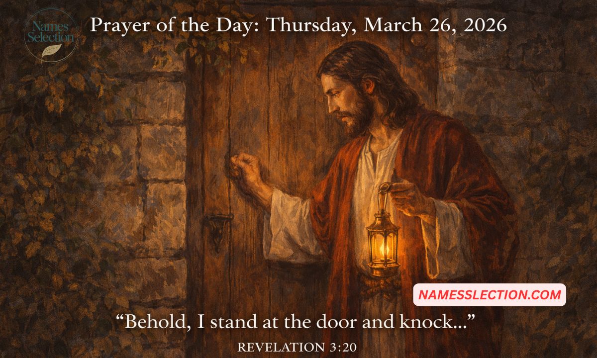 Prayer of The Day: Thursday, March 26, 2026