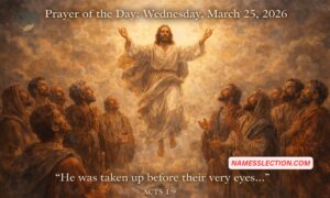 Prayer of The Day: Wednesday, March 25, 2026 — Feast of the Annunciation