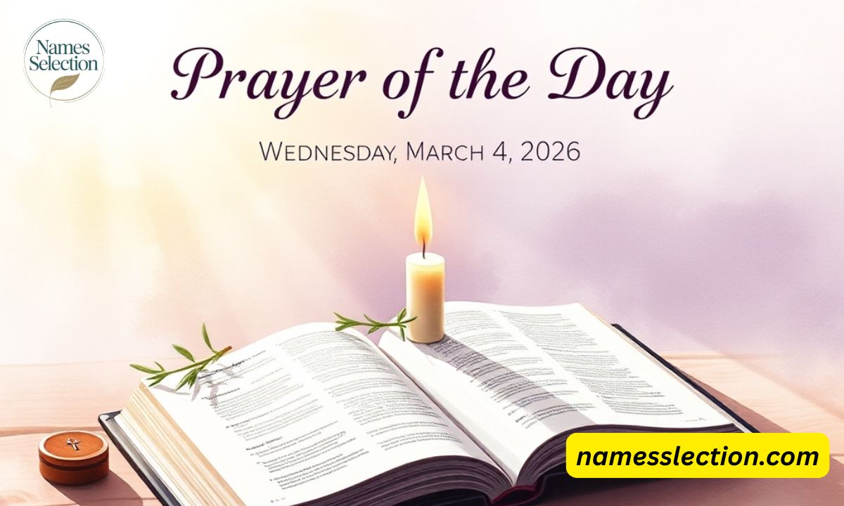Prayer of The Day: Wednesday, March 4, 2026