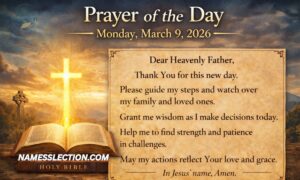 Prayer of the Day: Monday, March 9, 2026
