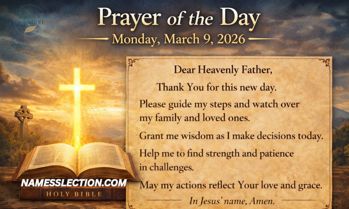 Prayer of the Day: Monday, March 9, 2026