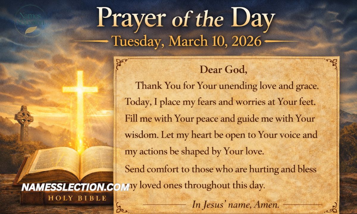 Prayer of the Day: Tuesday, March 10, 2026
